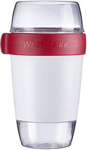 WESTMARK Speisebehälter weiß/rot 1150,0 ml