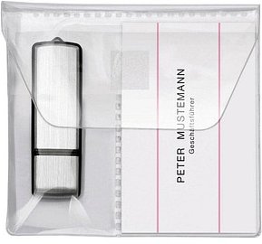VELOFLEX 2er USB-Stick-Hüllen transparent, 10 St.