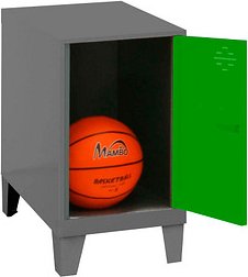 Simonrack Spind SIMONLOCKER DISM anthrazit, grün 8425437119927, 1 Schließfach 30,0 x 50,0 x 57,5 cm