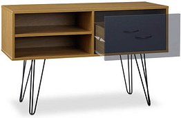 relaxdays Kommode, 10022743_0 braun 100,0 x 38,0 x 62,0 cm, 1 St.