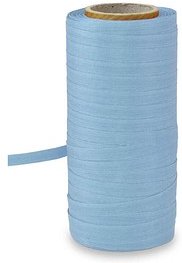PRÄSENT Geschenkband COTTONFIELD matt hellblau 5,0 mm x 100,0 m