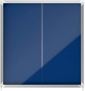 nobo Schaukasten silber 12x DIN A4 92,5 x 6,3 x 97,0 cm, 1 St.