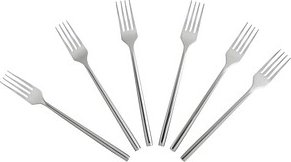 Thumbnail - Esmeyer Gabeln SILKE silber glänzend, poliert, 6 St.