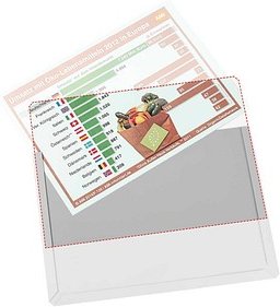 EICHNER Sichttaschen Magnetisch DIN A6 transparent glatt, 10 St.