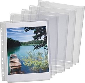 5 Lands Organisationshüllen DIN A4 transparent genarbt 0,18 mm