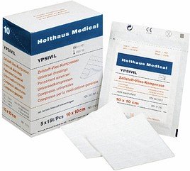 Holthaus Medical Kompressen YPSIVIL 17230 weiß 10,0 x 10,0 cm, 5 St.