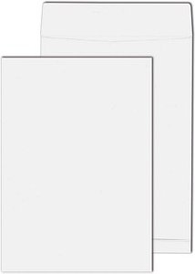 MAILmedia Faltentaschen DIN C4 ohne Fenster weiß mit 4,0 cm Falte, 100 St.