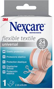 Nexcare™ Pflaster Flexible Textile Universal N041BNEW beige 6,0 cm x 1,0 m, 1 St.