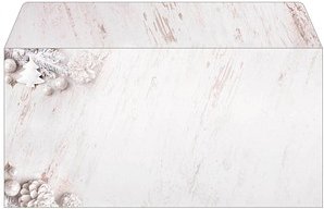 Thumbnail - SIGEL Weihnachtsbriefumschläge Rustic White DIN lang ohne Fenster, 25 St.