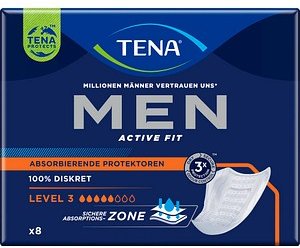 Thumbnail - TENA Slipeinlagen MEN ACTIVE FIT LEVEL 3 für Slip, 8 St.