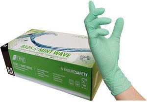 NITRAS MEDICAL unisex Einmalhandschuhe MINT WAVE grün Größe M, 100 St.