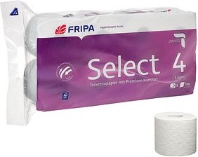 Thumbnail - FRIPA Toilettenpapier Select 4-lagig, 8 Rollen