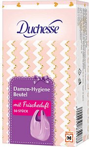 Duchesse Hygienebeutel aus Polyethylen (PE), 50 St.