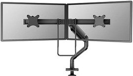 Thumbnail - Neomounts Monitor-Halterung DS75S-950BL2 NEXT One schwarz für 2 Monitore, Tischbohrung, Tischklemme