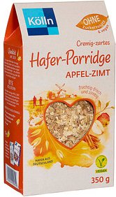Kölln Porridge Apfel-Zimt 350,0 g, 1 St.