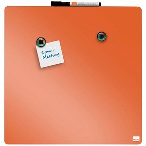 Thumbnail - nobo Magnettafel beschreibbar 36,0 x 36,0 cm orange