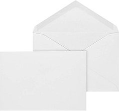 ÖKI Briefumschläge DIN B6 ohne Fenster weiß nassklebend 100 St.