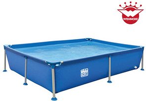 HAPPY PEOPLE® Frame-Pool 1287,0 l blau 228,0 x 159,0 x 42,0 cm