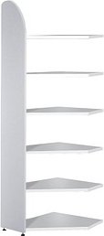 Thumbnail - Kerkmann Eckregal Dante lichtgrau 60,0 x 32,5 - 60,0 x 225,0 cm, 1 St.