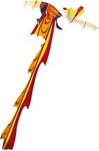 Günther® Flugdrachen Dragon 3D mehrfarbig, 1 St.