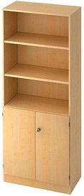 Thumbnail - HAMMERBACHER Regalschrank V6770, V6770/3/3/SG ahorn 80,0 x 42,0 x 200,4 cm