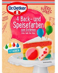 Dr. Oetker 4 Back- und Speisefarben