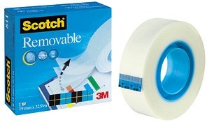 Thumbnail - Scotch Removable Klebefilm matt 19,0 mm x 33,0 m 1 Rolle