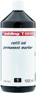 edding Nachfülltinte T1000 schwarz