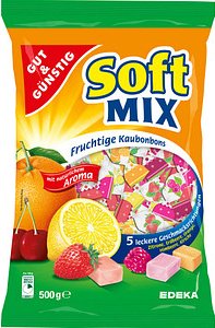 GUT&GÜNSTIG Softmix Kaubonbons 78 St./500,0 g