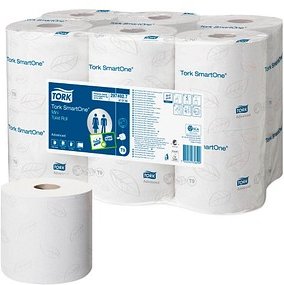 Thumbnail - TORK Toilettenpapier SmartOne® T9 Mini 2-lagig, 12 Rollen