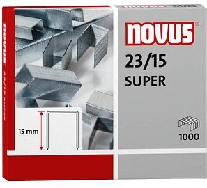 1.000 novus Heftklammern SUPER 23/15