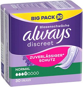 always Inkontinenzeinlagen discreet Normal, 30 St.
