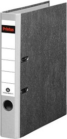 Printus Ordner grau marmoriert Karton 5,0 cm DIN A4, 1 St.