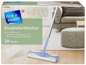 flink & sauber Bodentücher Mikrofaser, 28 Tücher
