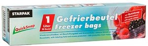 20 STARPAK Gefrierbeutel QuickSnap 1,0 l