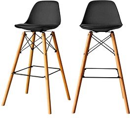 meet powered by PAPERFLOW Barhocker Steelwood THSTW.23.01 schwarz, 2 St.