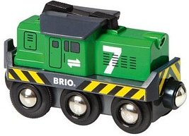 BRIO® Batterie-Frachtlok 33214 Spielzeugeisenbahnen