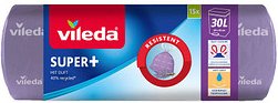 Thumbnail - vileda Müllbeutel SUPER+ 30,0 l lila, 15 St.
