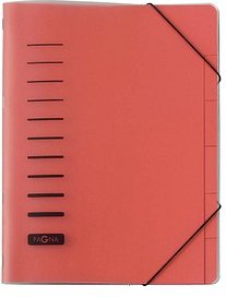PAGNA Ordnungsmappe 6 Fächer rot, 1 St.