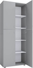 VCM my office Aktenschrank XXL, 914117 grau 4 Fachböden 70,0 x 39,0 x 183,00 cm