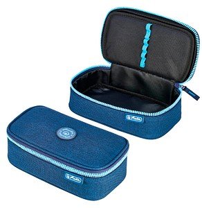 Thumbnail - herlitz Schlampermäppchen beatBox ABC blau/türkis, 22,5 x 12,0 cm