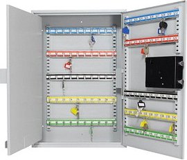Thumbnail - ROTTNER S150 EL Schlüsselkasten grau mit 150 Haken Elektronikschloss