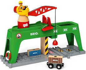 BRIO® Bahn Verlade Terminal 63399600 Spielzeugeisenbahnen-Zubehör