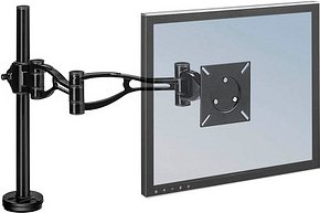 Fellowes Monitor-Halterung Vista 8041601 schwarz für 1 Monitor, Tischklemme, Tischbohrung