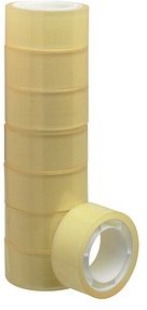 WIHE-lux Klebefilm transparent 18,0 mm x 10,0 m 8 Rollen