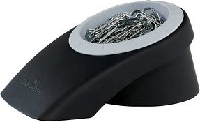 DURABLE Büroklammerspender VEGAS schwarz mit Klammern