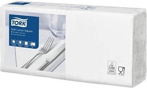 Thumbnail - TORK Servietten Soft weiß 3-lagig 32,6 x 33,0 cm, 150 St.