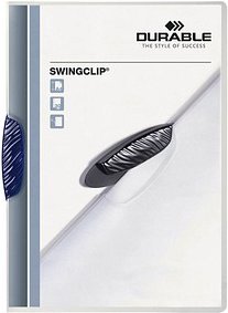 25 DURABLE Klemmhefter SWINGCLIP dunkelblau