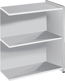 Kerkmann Aktenregal Lago weiß 78,0 x 38,0 x 78,0 cm, 1 St.