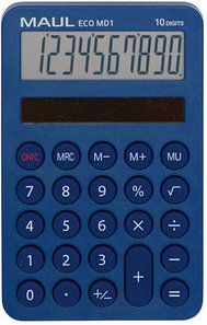 MAUL ECO MD 1 Taschenrechner blau